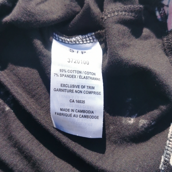 NICOLE MILLER SMALL New  floral t shirt tee shirt  short sleeves NWT Scoop Neck - Picture 13 of 15